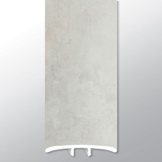 Mountains Gray ( T MOLDING [ Concrete • Matte • Light ] - LVT * LUXURY VINYL TRIM ) | 1 3/4" X 1/4" X 94"
