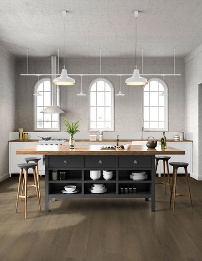 Ashton 2.0™ BECKLEY BRUNO ( 7X48 | 4.4MM & 12MIL [ Wood • Matte • Dark ] - LVT * LUXURY VINYL TILE ) | 26.15 SQ.FT PER BOX