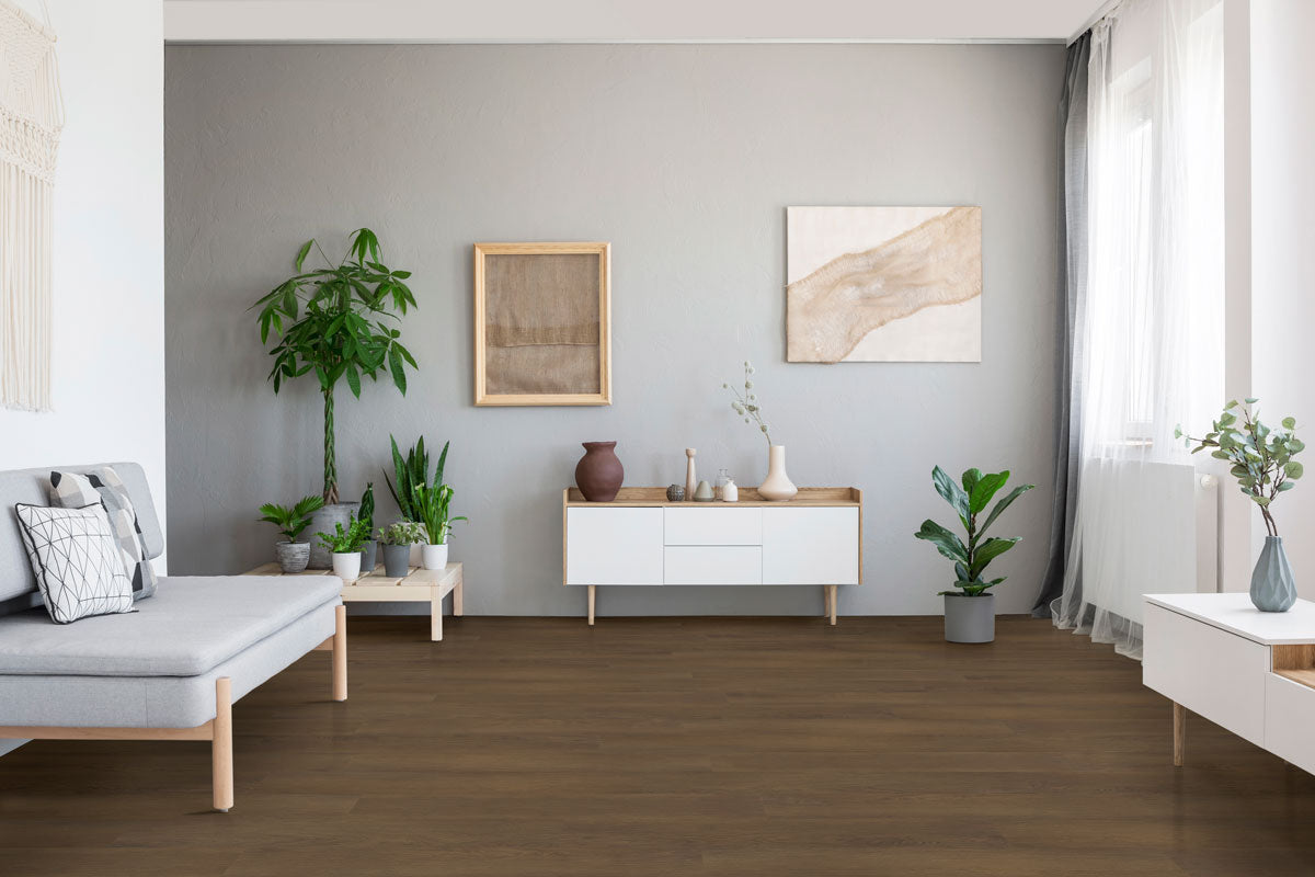 Ashton 2.0™ BECKLEY BRUNO ( 7X48 | 4.4MM & 12MIL [ Wood • Matte • Dark ] - LVT * LUXURY VINYL TILE ) | 26.15 SQ.FT PER BOX