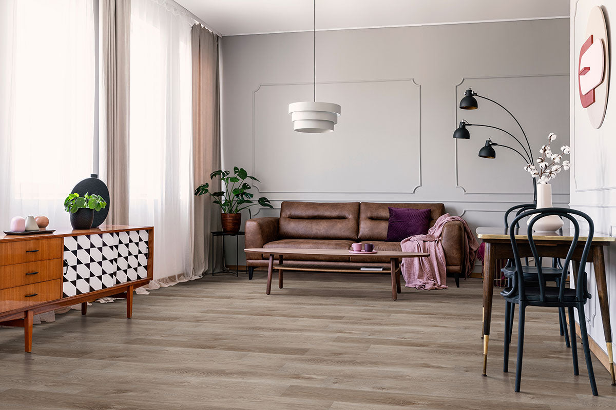 Cyrus® Whitfield Gray® ( 7X48 | 5MM & 12MIL [ Wood • Matte • Medium ] - LVT * LUXURY VINYL TILE ) | 23.77 SQ.FT PER BOX