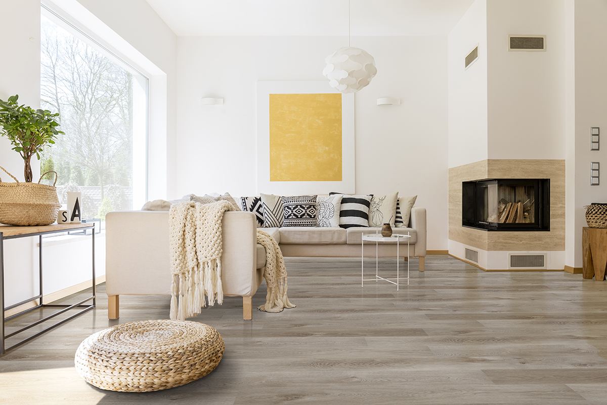 Cyrus® Whitfield Gray® ( 7X48 | 5MM & 12MIL [ Wood • Matte • Medium ] - LVT * LUXURY VINYL TILE ) | 23.77 SQ.FT PER BOX