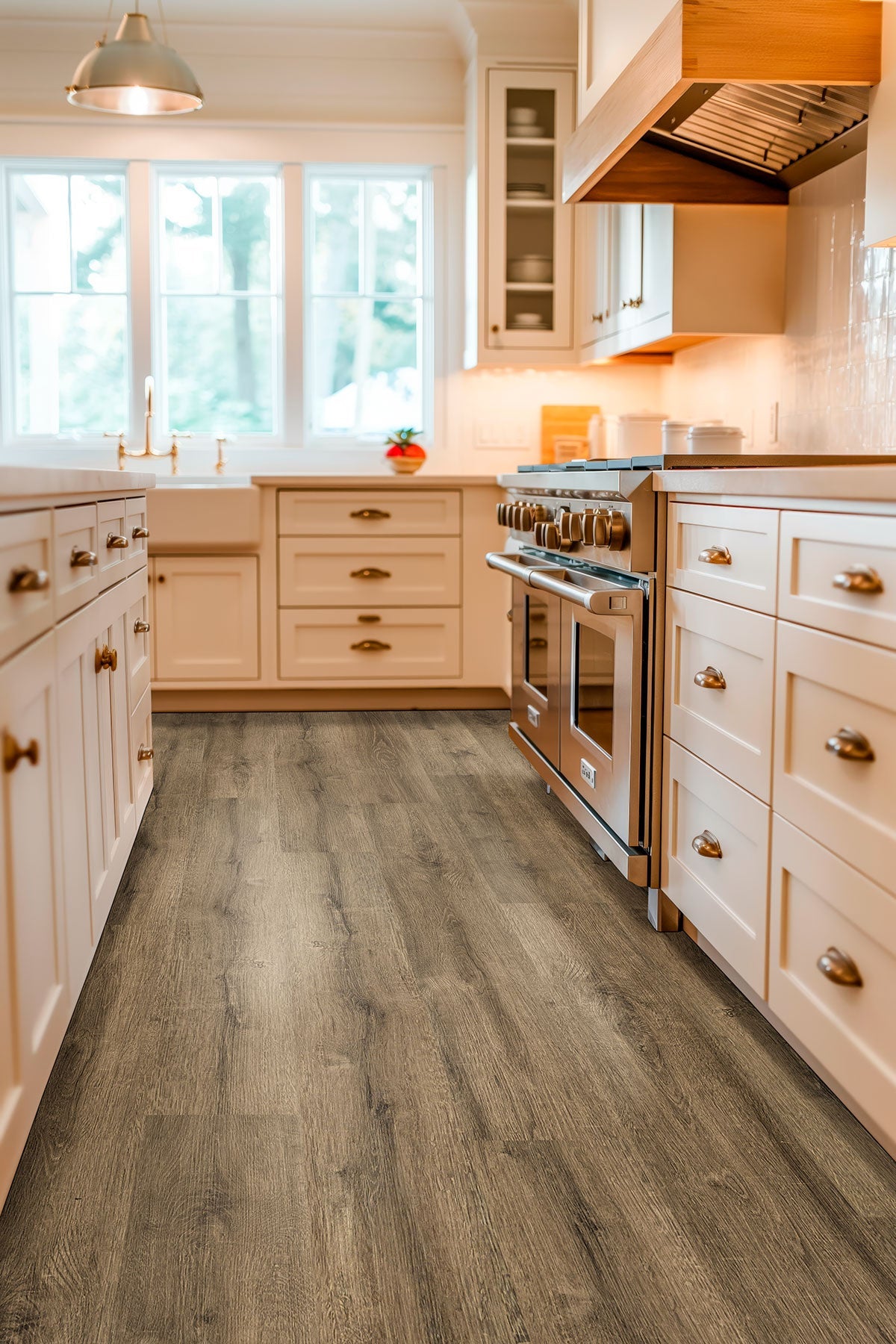 Kallum® Walnut waves ( 9X48 | 5MM & 20MIL [ Wood • Matte • Light ] - LVT * LUXURY VINYL TILE ) | 23.95 SQ.FT PER BOX