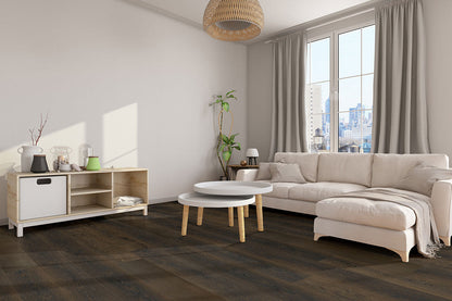 XL Cyrus® Barrell ( 9X60 | 5MM & 12MIL [ Wood • Matte • Dark ] - LVT * LUXURY VINYL TILE ) | 22.44 SQ.FT PER BOX