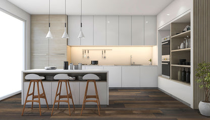 XL Prescott® HAWTHORNE ( 9X60 | 6.5MM & 20MIL [ Wood • Matte • Dark ] - LVT * LUXURY VINYL TILE ) | 18.7 SQ.FT PER BOX