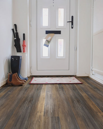 XL Prescott® HAWTHORNE ( 9X60 | 6.5MM & 20MIL [ Wood • Matte • Dark ] - LVT * LUXURY VINYL TILE ) | 18.7 SQ.FT PER BOX