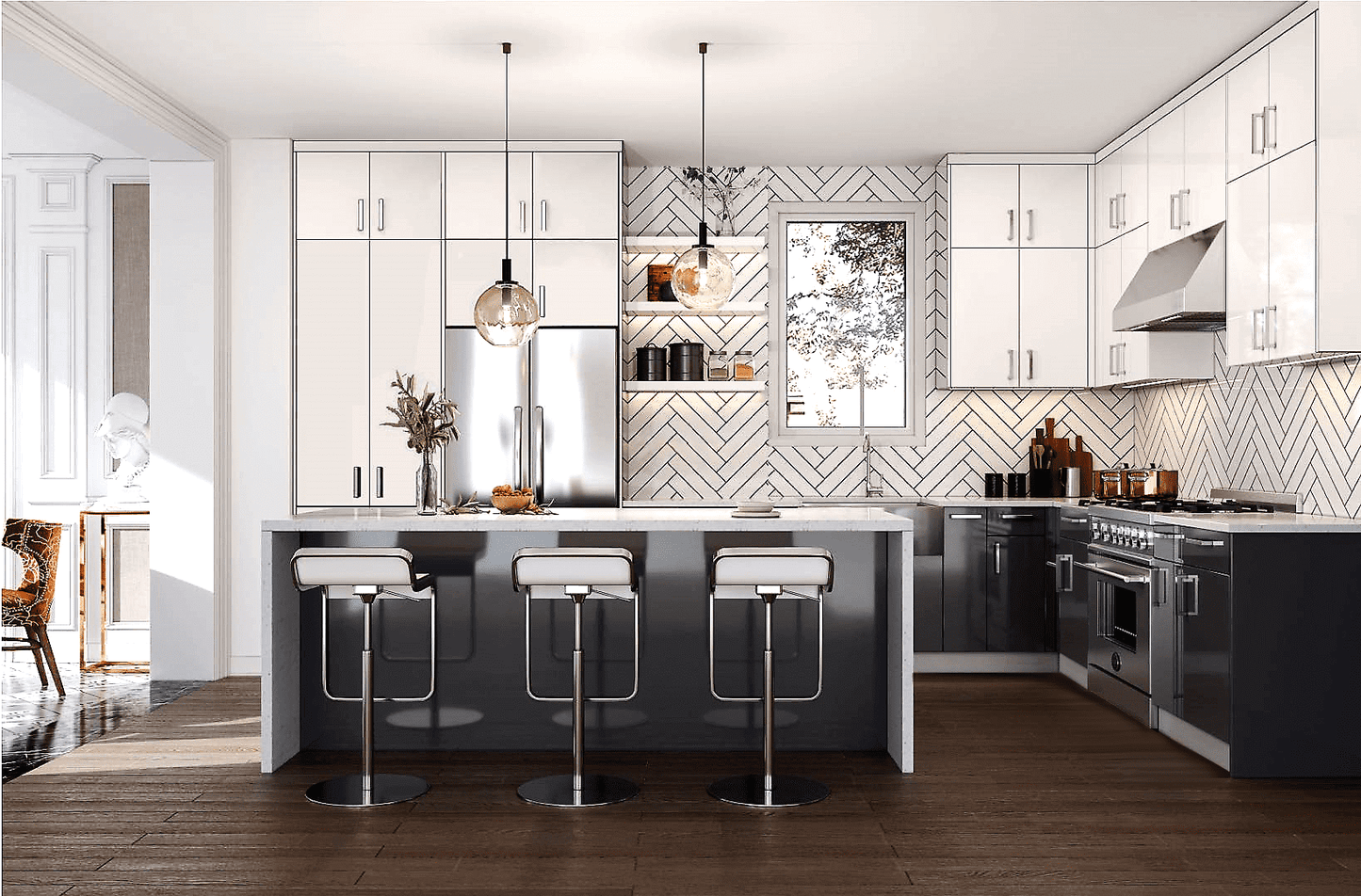 Kitchen Cabinet 5 Prime Frost White PRF