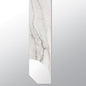 Quarzo Taj ( QUARTER ROUND [ Marble • Matte • Light ] - LVT * LUXURY VINYL TRIM ) | 5/8" X 3/4" X 94"