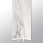 Quarzo Taj ( T MOLDING [ Marble • Matte • Light ] - LVT * LUXURY VINYL TRIM ) | 1 3/4" X 1/4" X 94"
