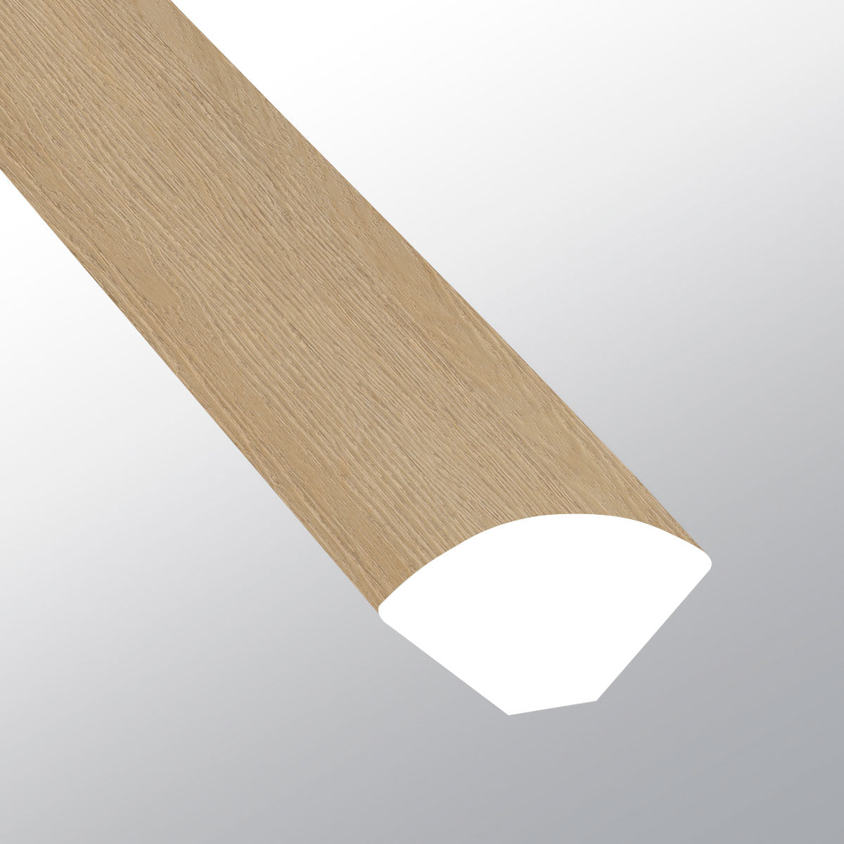 Quillian ( QUARTER ROUND [ Wood • Ultra Matte • Medium ] - LVT * LUXURY VINYL TRIM ) | 5/8" X 3/4" X 94"