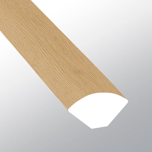 Roswell ( QUARTER ROUND [ Wood • Ultra Matte • Medium ] - LVT * LUXURY VINYL TRIM ) | 5/8" X 3/4" X 94"