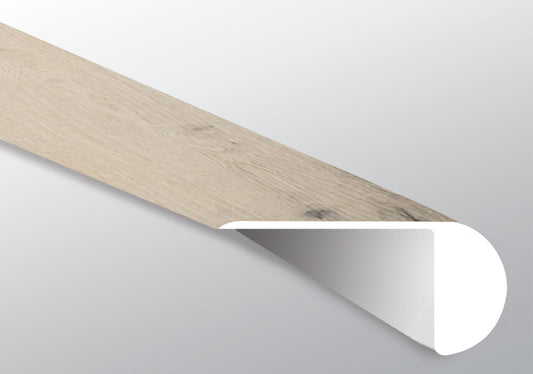 Runmill Isle ( OVERLAPPING STAIR NOSE [ Wood • Matte • Light ] - LVT * LUXURY VINYL TRIM ) | 2 1/4" X 1" X 94"