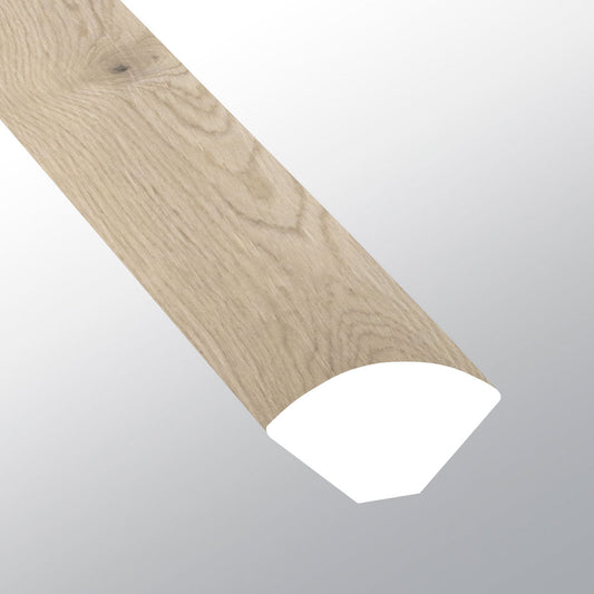 Runmill Isle ( QUARTER ROUND [ Wood • Matte • Light ] - LVT * LUXURY VINYL TRIM ) | 5/8" X 3/4" X 94"