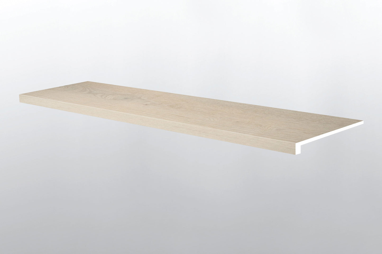 Runmill Isle ( STAIR TREAD EASED EDGE [ Wood • Matte • Light ] - LVT * LUXURY VINYL TRIM ) | 1 1/2" X 1/4" X 47 1/2"