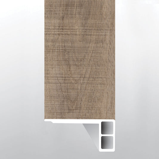 Ryder ( FLUSH STAIR NOSE EASED EDGE [ Wood • Matte • Medium ] - LVT * LUXURY VINYL TRIM ) | 2 3/4" X 3/4" X 94"