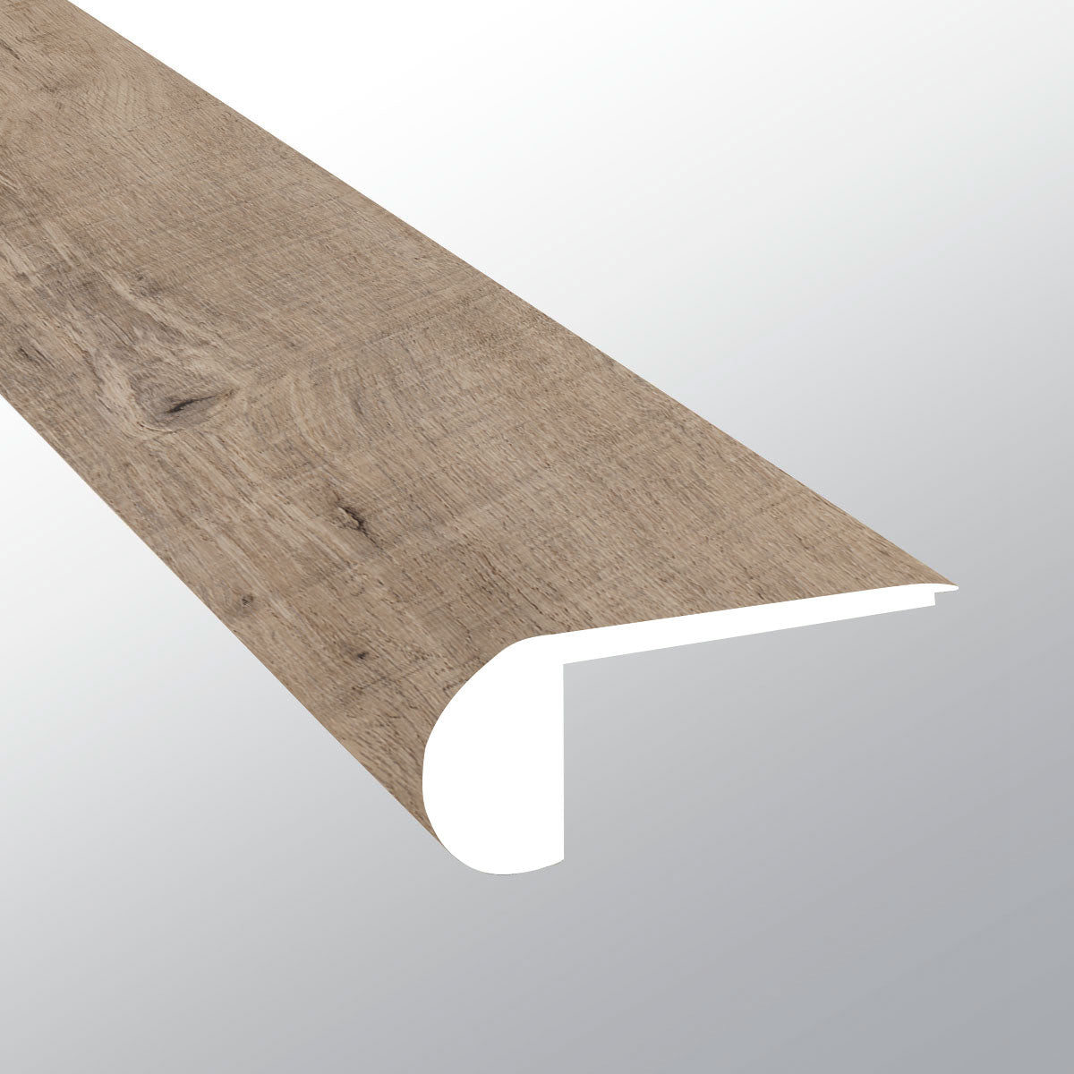 Ryder ( FLUSH STAIR NOSE [ Wood • Matte • Medium ] - LVT * LUXURY VINYL TRIM ) | 2 3/4" X 3/4" X 94"