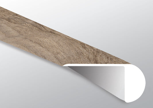 Ryder ( OVERLAPPING STAIR NOSE [ Wood • Matte • Medium ] - LVT * LUXURY VINYL TRIM ) | 2 1/4" X 1" X 94"