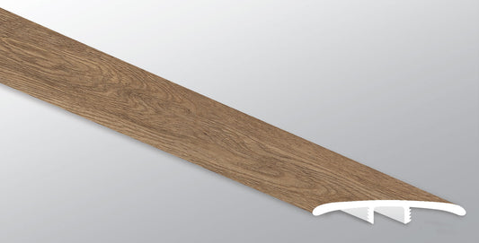 Saddle Oak ( T MOLDING [ Wood • Matte • Medium ] - LVT * LUXURY VINYL TRIM ) | 1 3/4" X 1/4" X 94"
