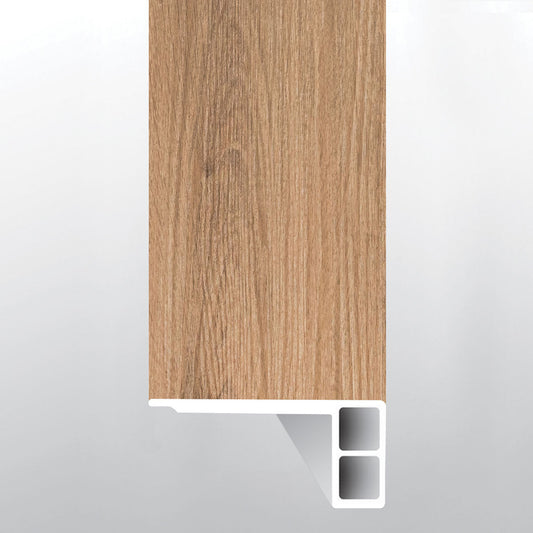 Scandi ( FLUSH STAIR NOSE EASED EDGE [ Wood • Matte • Medium ] - LVT * LUXURY VINYL TRIM ) | 2 3/4" X 3/4" X 94"