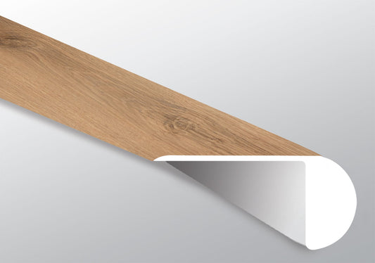 Scandi ( OVERLAPPING STAIR NOSE [ Wood • Matte • Medium ] - LVT * LUXURY VINYL TRIM ) | 2 1/4" X 1" X 94"