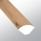 Scandi ( QUARTER ROUND [ Wood • Matte • Medium ] - LVT * LUXURY VINYL TRIM ) | 5/8" X 3/4" X 94"