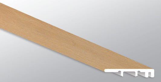 Selbourne ( END CAP [ Wood • Matte • Medium ] - LVT * LUXURY VINYL TRIM ) | 1 1/2" X 1/4" X 94"