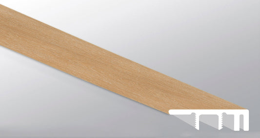 Selbourne ( END CAP LARGE [ Wood • Matte • Medium ] - LVT * LUXURY VINYL TRIM ) | 1 1/2" X 1/2" X 94"