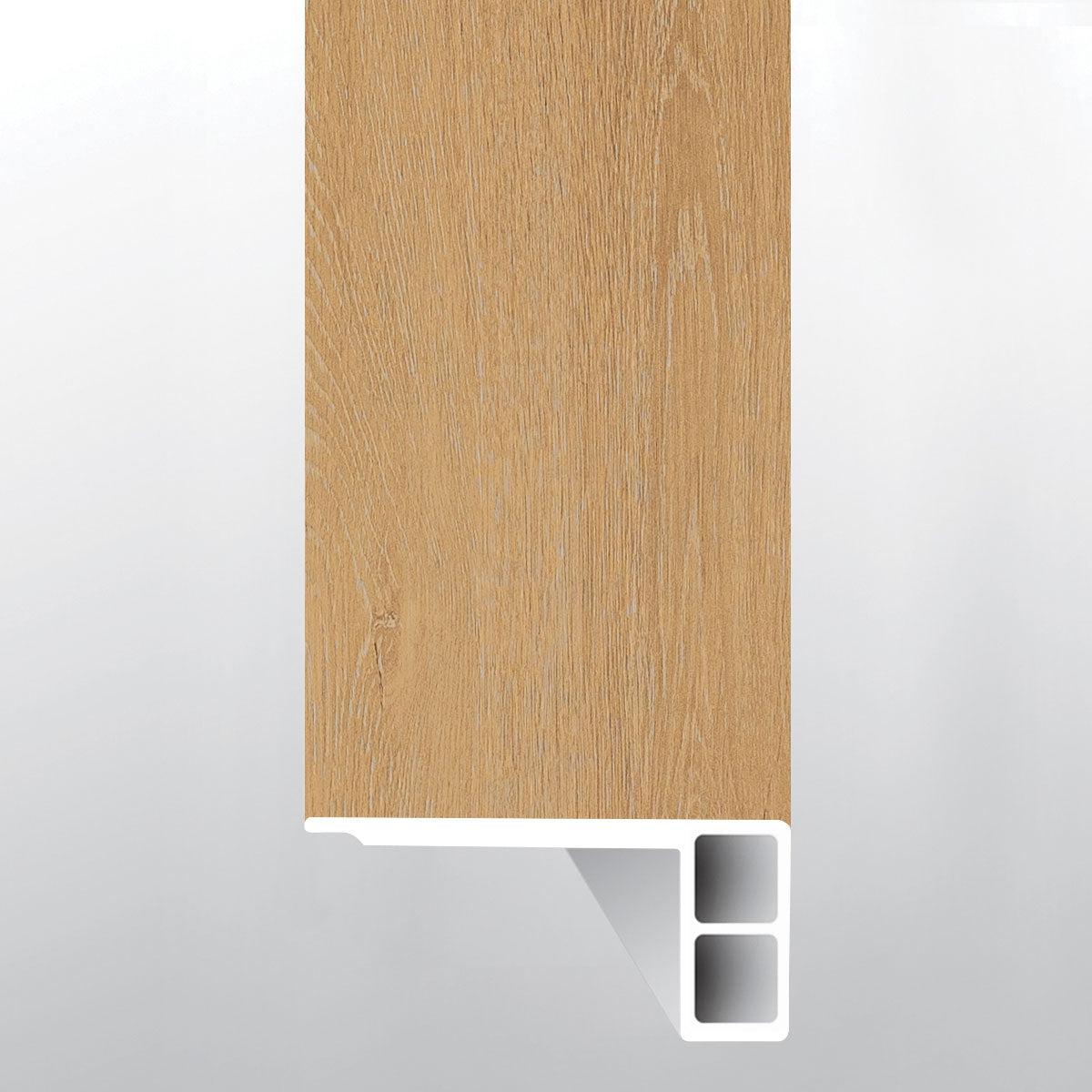 Selbourne ( FLUSH STAIR NOSE EASED EDGE [ Wood • Matte • Medium ] - LVT * LUXURY VINYL TRIM ) | 2 3/4" X 3/4" X 94"