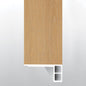 Selbourne ( FLUSH STAIR NOSE EASED EDGE [ Wood • Matte • Medium ] - LVT * LUXURY VINYL TRIM ) | 2 3/4" X 3/4" X 94"