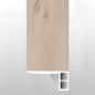 Shasta Grove ( FLUSH STAIR NOSE EASED EDGE [ Wood • Matte • Light ] - LVT * LUXURY VINYL TRIM ) | 2 3/4" X 3/4" X 94"