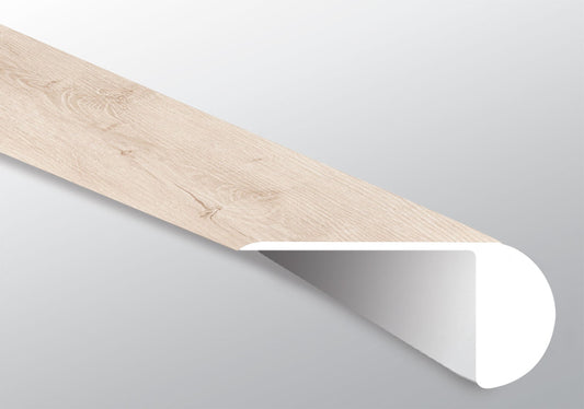 Shasta Grove ( OVERLAPPING STAIR NOSE [ Wood • Matte • Light ] - LVT * LUXURY VINYL TRIM ) | 2 1/4" X 1" X 94"
