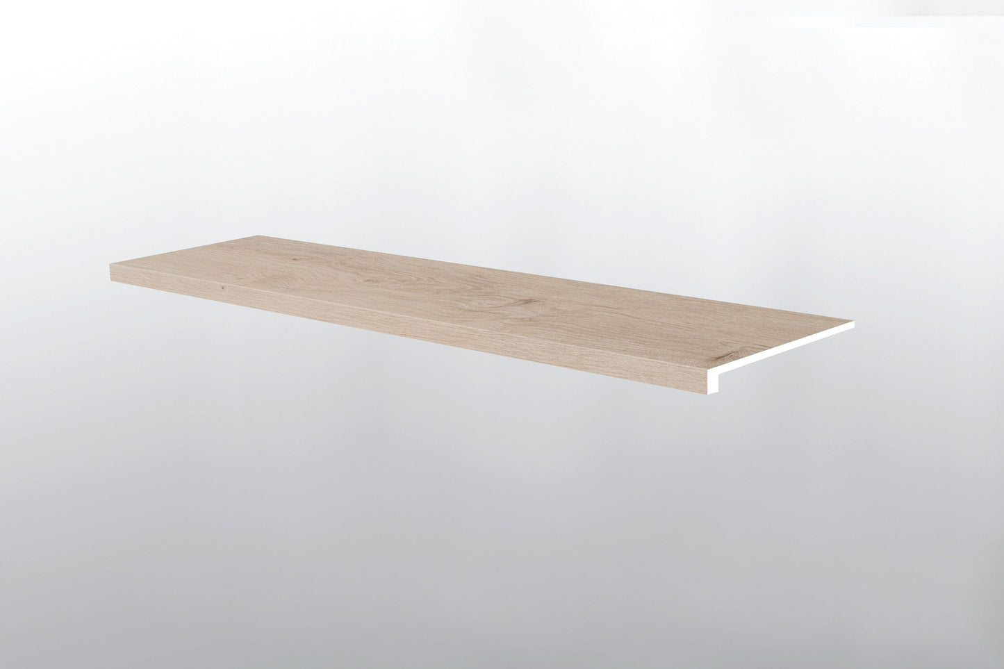 Shasta Grove ( STAIR TREAD EASED EDGE [ Wood • Matte • Light ] - LVT * LUXURY VINYL TRIM ) | 1 1/2" X 1/4" X 47 1/2"