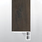 Stable ( FLUSH STAIR NOSE EASED EDGE [ Wood • Matte • Dark ] - LVT * LUXURY VINYL TRIM ) | 2 3/4" X 3/4" X 94"