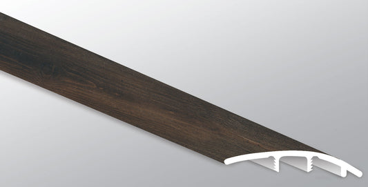 Stable ( REDUCER [ Wood • Matte • Dark ] - LVT * LUXURY VINYL TRIM ) | 1 3/4" X 3/8" X 94"