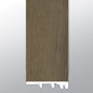 SUNNYSET ( END CAP [ Wood • Matte • Medium ] - LVT * LUXURY VINYL TRIM ) | 1 1/2" X 1/4" X 94"