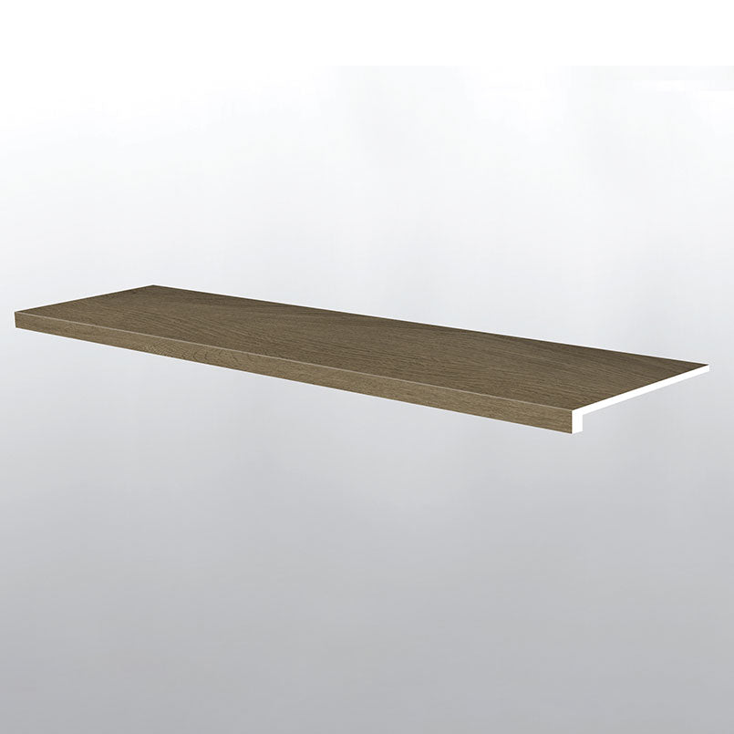 SUNNYSET ( STAIR TREAD EASED EDGE [ Wood • Matte • Medium ] - LVT * LUXURY VINYL TRIM ) | 1 1/2" X 1/4" X 47 1/2"
