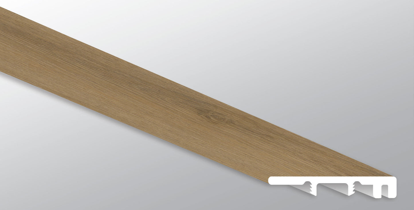 Swilcan ( END CAP [ Wood • Ultra Matte • Medium ] - LVT * LUXURY VINYL TRIM ) | 1 1/2" X 1/4" X 94"