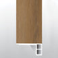 Swilcan ( FLUSH STAIR NOSE EASED EDGE [ Wood • Ultra Matte • Medium ] - LVT * LUXURY VINYL TRIM ) | 2 3/4" X 3/4" X 94"