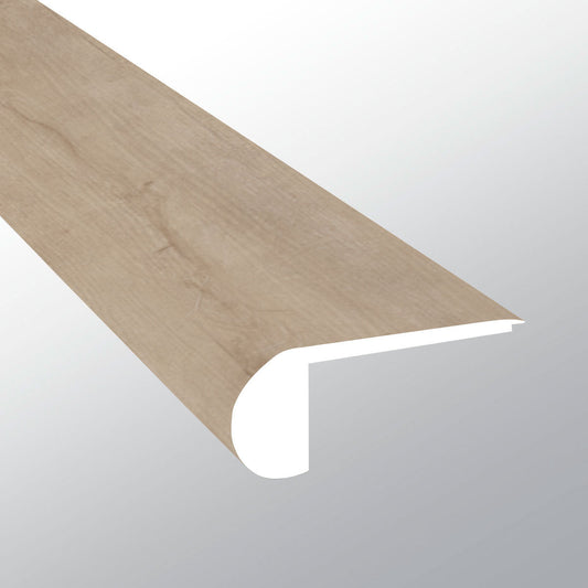 Tifton ( FLUSH STAIR NOSE [ Wood • Ultra Matte • Medium ] - LVT * LUXURY VINYL TRIM ) | 2 3/4" X 3/4" X 94"