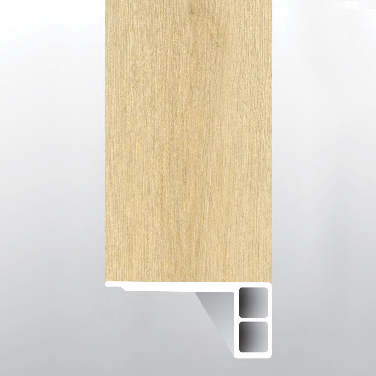 Tranquilla ( FLUSH STAIR NOSE EASED EDGE [ Wood • Matte • Light ] - LVT * LUXURY VINYL TRIM ) | 2 3/4" X 3/4" X 94"