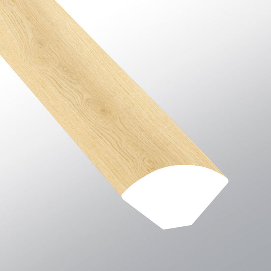 Tranquilla ( QUARTER ROUND [ Wood • Matte • Light ] - LVT * LUXURY VINYL TRIM ) | 5/8" X 3/4" X 94"