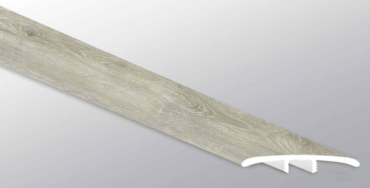 Twilight Oak ( T MOLDING [ Wood • Matte • Light ] - LVT * LUXURY VINYL TRIM ) | 1 3/4" X 1/4" X 94"