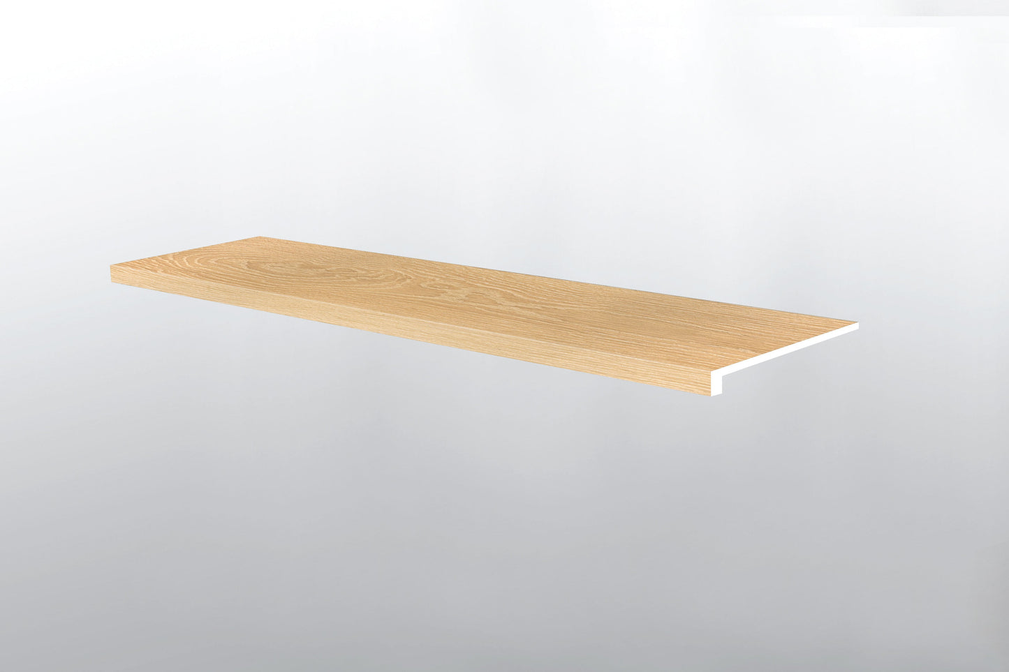 Valleyview Grove ( STAIR TREAD EASED EDGE [ Wood • Matte • Light ] - LVT * LUXURY VINYL TRIM ) | 1 1/2" X 1/4" X 47 1/2"