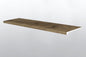 Walnut Waves ( STAIR TREAD EASED EDGE [ Wood • Matte • Medium ] - LVT * LUXURY VINYL TRIM ) | 1 1/2" X 1/4" X 47 1/2"