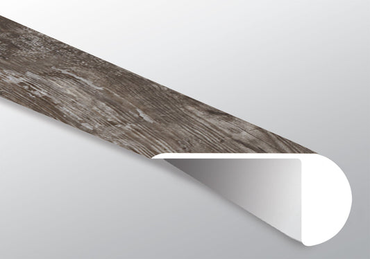 Weathered Brina ( OVERLAPPING STAIR NOSE [ Wood • Matte • Medium ] - LVT * LUXURY VINYL TRIM ) | 2 1/4" X 1" X 94"