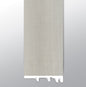 Whitby White ( END CAP [ Wood • Matte • Light ] - LVT * LUXURY VINYL TRIM ) | 1 1/2" X 1/4" X 94"