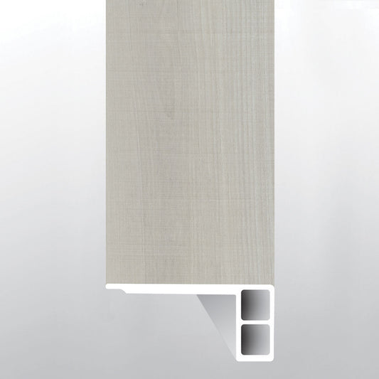 Whitby White ( FLUSH STAIR NOSE EASED EDGE [ Wood • Matte • Light ] - LVT * LUXURY VINYL TRIM ) | 2 3/4" X 3/4" X 94"