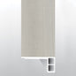 Whitby White ( FLUSH STAIR NOSE EASED EDGE [ Wood • Matte • Light ] - LVT * LUXURY VINYL TRIM ) | 2 3/4" X 3/4" X 94"