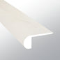 Whitby White ( FLUSH STAIR NOSE [ Wood • Matte • Light ] - LVT * LUXURY VINYL TRIM ) | 2 3/4" X 3/4" X 94"