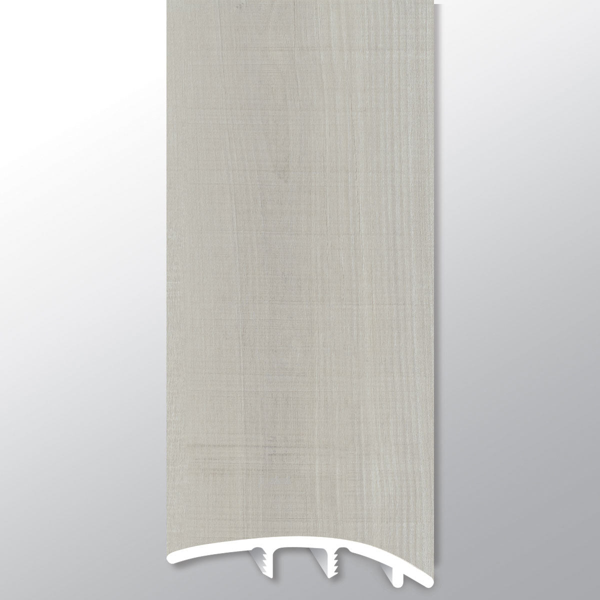 Whitby White ( REDUCER [ Wood • Matte • Light ] - LVT * LUXURY VINYL TRIM ) | 1 3/4" X 3/8" X 94"
