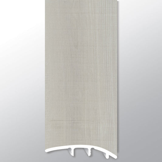 Whitby White ( REDUCER [ Wood • Matte • Light ] - LVT * LUXURY VINYL TRIM ) | 1 3/4" X 3/8" X 94"